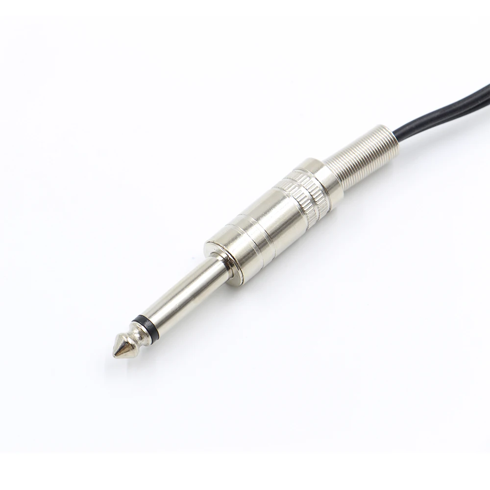Сумасшедшая Татуировка 6 футов RCA силиконовый зажим шнур черный резиновый силиконовый зажим для татуировки шнур для татуировки