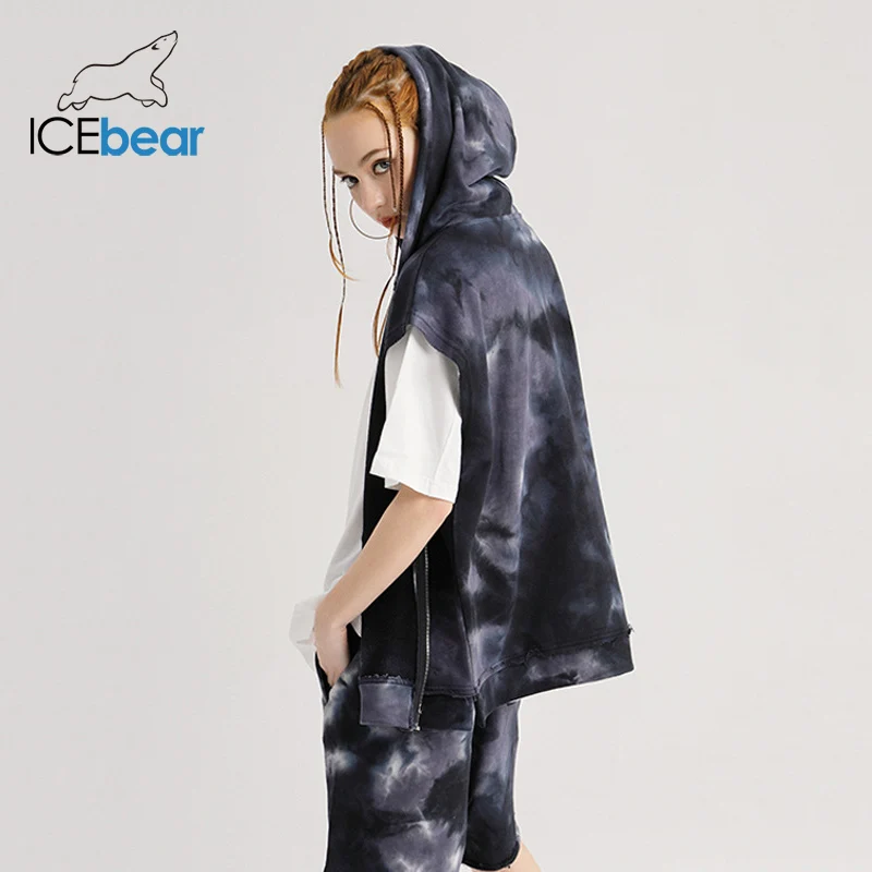 Icebear 2020 темный галстук-краситель ветер прилив бренда свободные мужчины и женщины