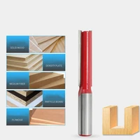 woodworking milling cutter lengthening straight knife alloy cutter slotting tool engraving machine double blade 12 handle
