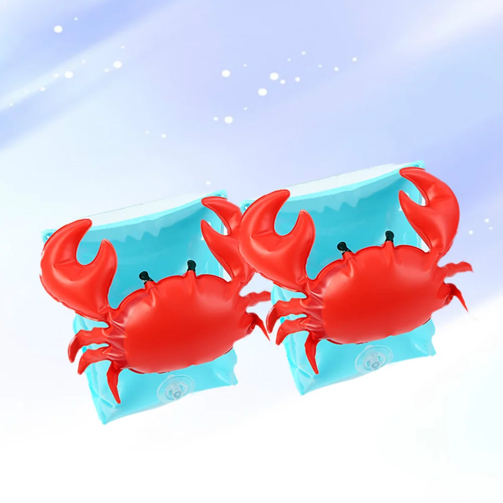 

Baby Swimming Arm Ring Child inflatable Swim Pool Safety Training Swimming Arm Band Float Ring (Crab)