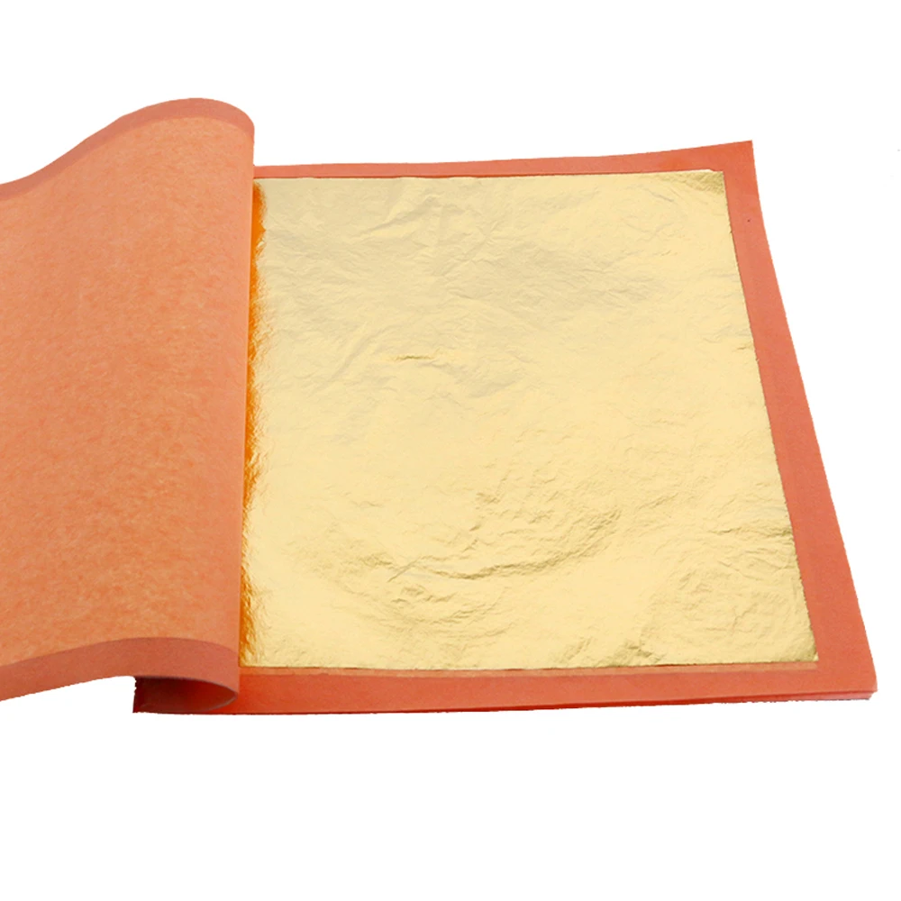 Медная фольга имитация золотого листа Блестки для рукоделия бумага украшения