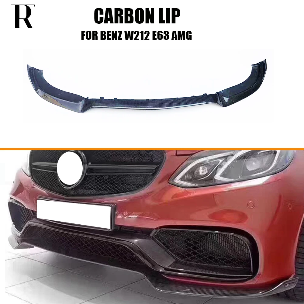 

B Style Carbon Fiber Front Bumper Chin Lip for W212 E63 AMG 2014 2015 2016