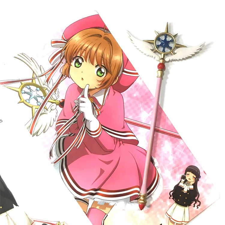 Card Captor Sakura магический Сакура палочка звезды волшебный резиновый булава 2 цвета