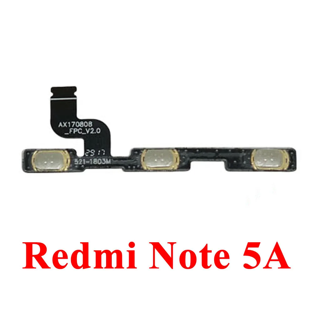 Кнопка включения и выключения громкости гибкий кабель для Xiaomi Redmi 3S 4A 5 Plus Note 2 5A 4 3