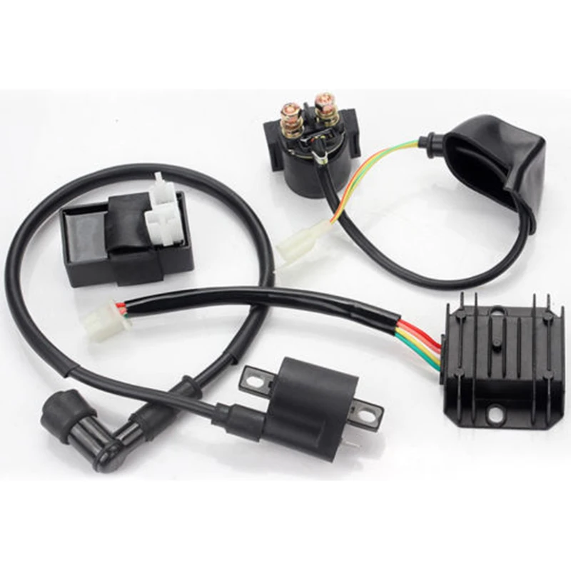 

Rectifier Regulator Relay Ignition Coil CDI For Chinese ATV Quad 150 200 250 CC