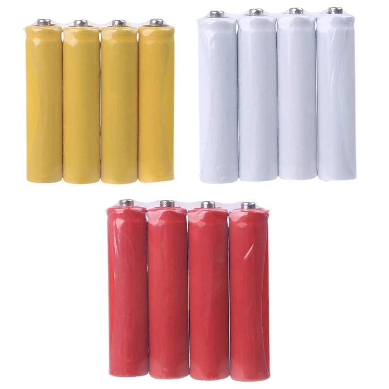 

4Pcs No Power 10440 LR03 AAA Dummy Fake Battery Setup Shell Placeholder Cylinder Conductor for AAA Battery Eliminator