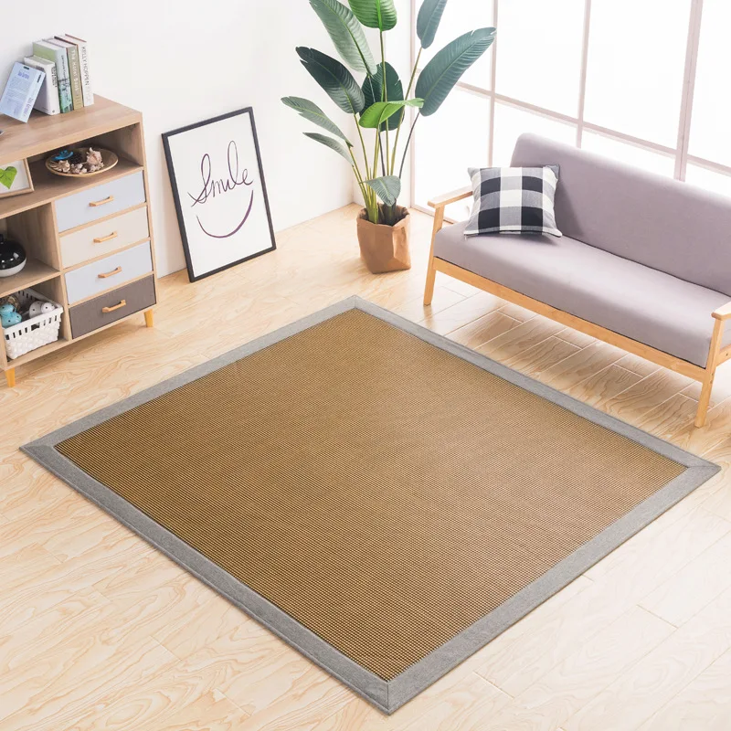 

Summer Rattan Mat Carpet Living Room Bedroom Ice Rattan Mat Summer Children Crawling Mat Bedding
