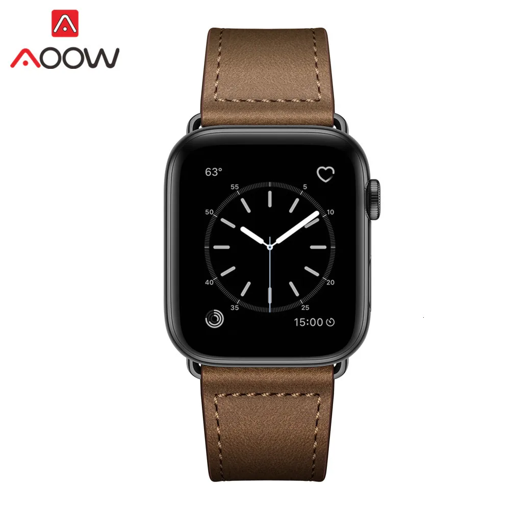 Ремешок-Петля из натуральной кожи для часов Apple Watch 38 мм 42 мм 40 мм 44 мм браслет-ремешок для часов Карлос Корреа аксессуары для iwatch 1 2 3 4