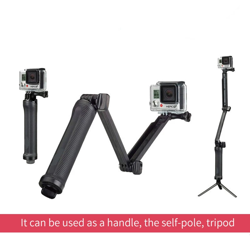 For Gopro Hero 7 6 5 Handheld Selfies stick Go Pro 8 Monopod Palo Selfie Stick Tripod Xiaomi Yi Eken Sjcam Dji Osmo | Электроника