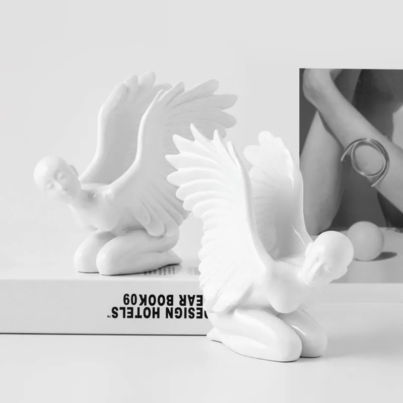 Креативный ангел украшения для книг современные ремесла Керамические