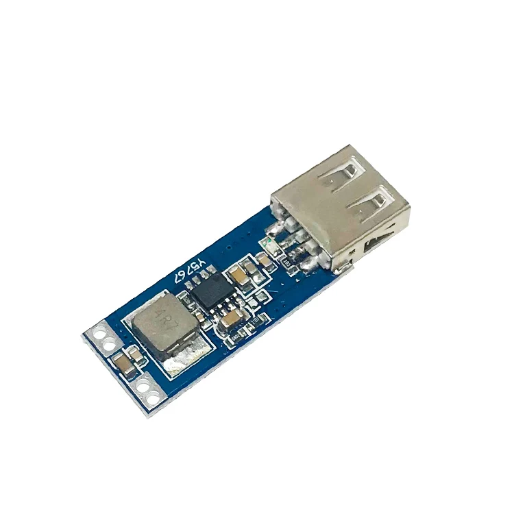 

DC-DC boost module 3V3.3V3.7V4.2V to 5V1A2AUSB boost circuit board mobile power boost
