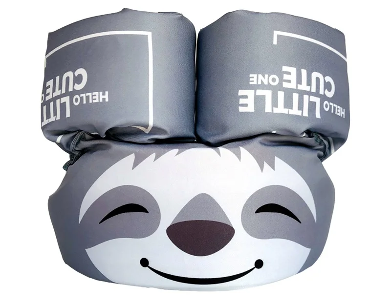 Sloth Кронштейн для малышей, кольца, Детская жизнь спасательный жилет, куртка, детская лужа, джемпер, купальный костюм для мальчиков, пена, плавательные кольца для девочек, бассейн, плавающий, вода, лодка - Цвет: Sloth