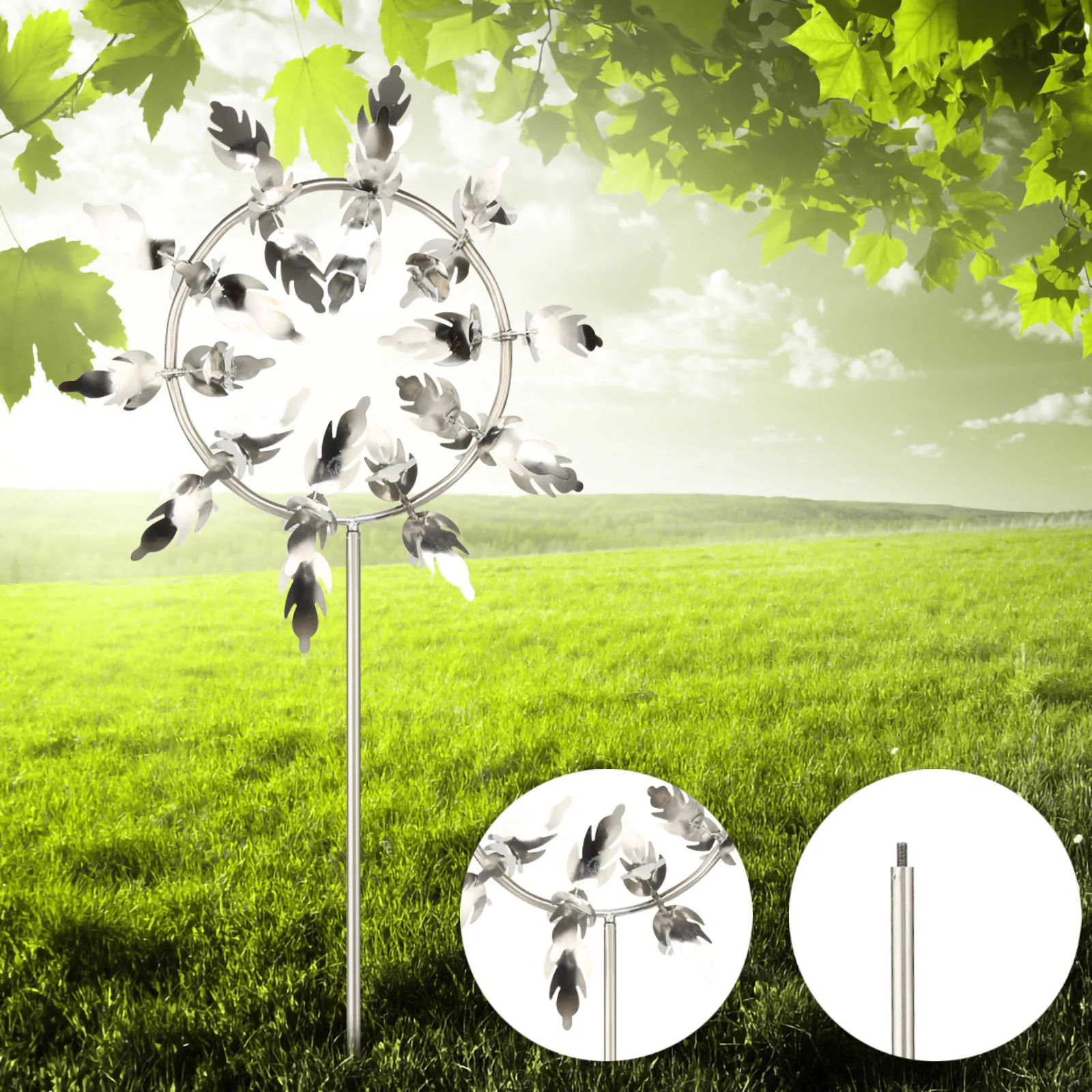 

Unique and Magical Metal Windmill - Sculptures Move Lawn Wind Spinners For Outdoor Wind Catcher Yard Patio Garden Decorations