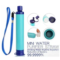 outdoor portable water filter straw filtration gear purifier survival hiking emergency camping water filters