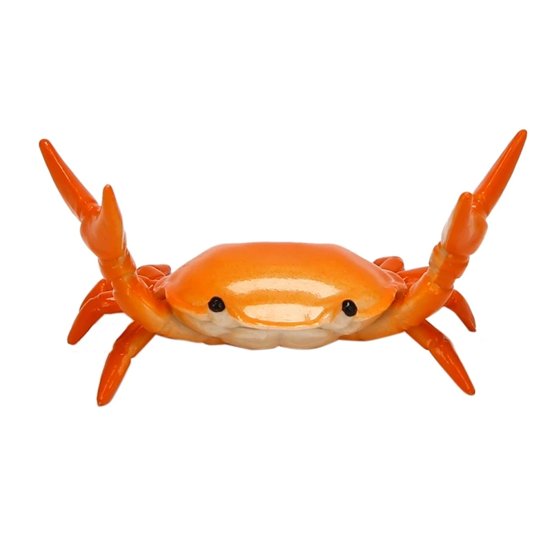 

Creative Cute Crab Pen Holder Weightlifting Crabs Penholder Bracket Storage Rack Gift Stationery Orange