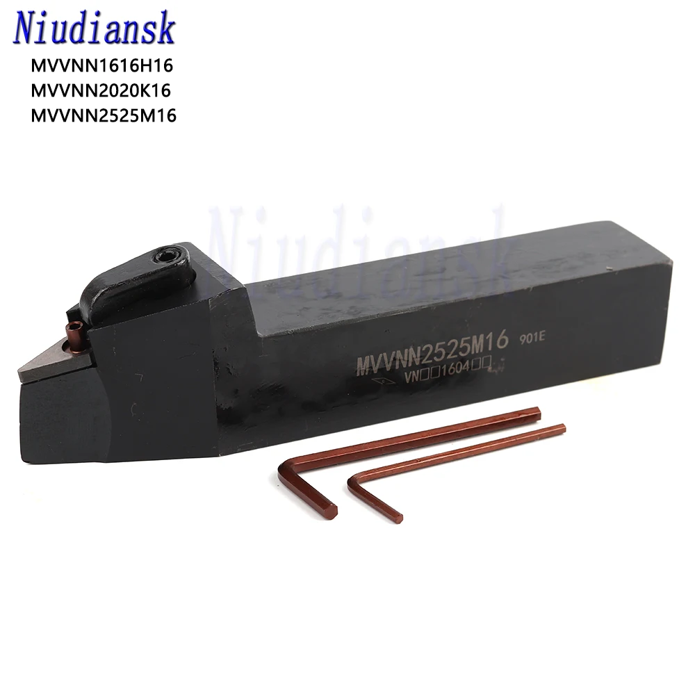 

external turning tool holder MVVNN2525M16 MVVNN2020K16 MVVNN16mm 20mm 25mm Lathe tool holder External Turning Tools MVVNN1616K16