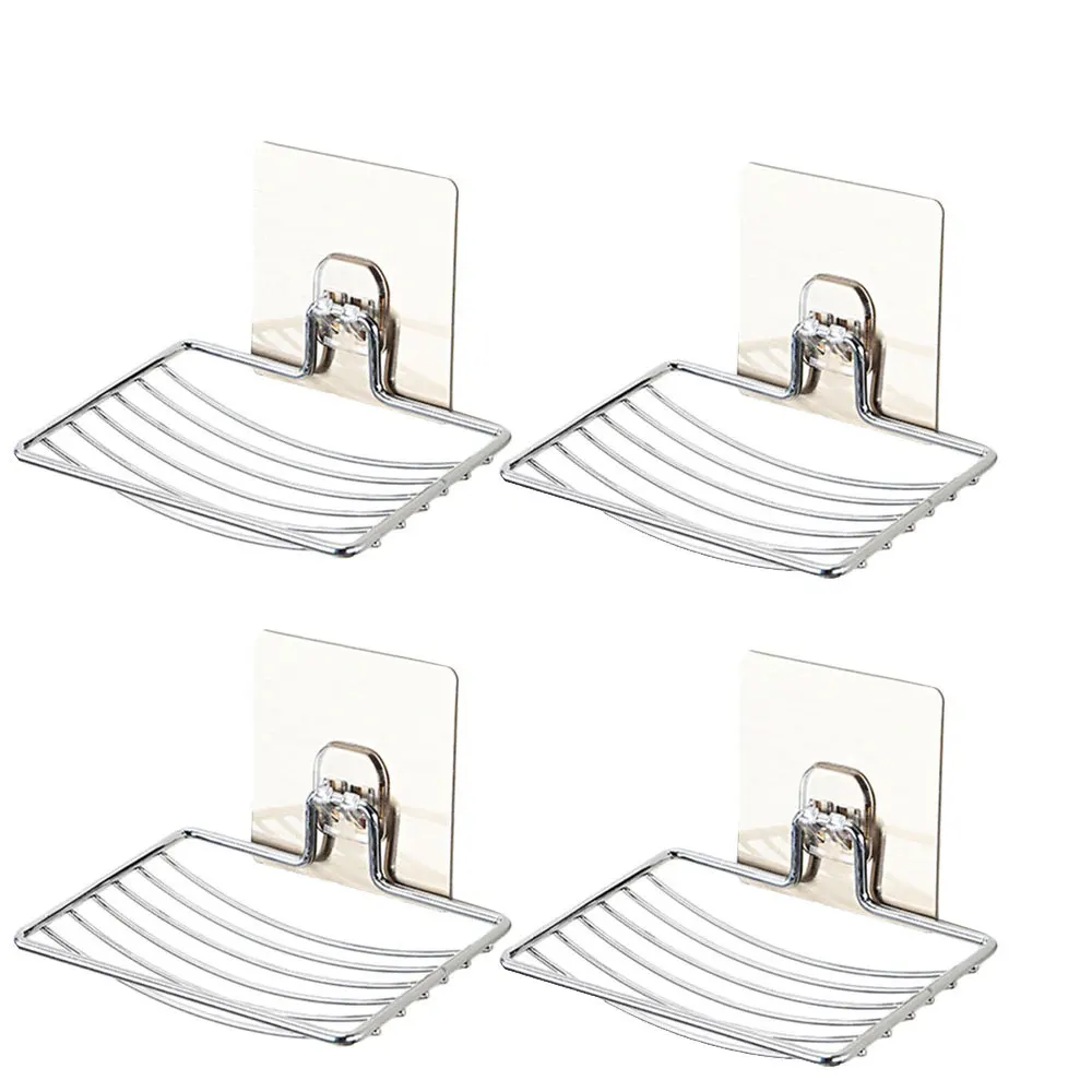 4 шт./компл. держатель губки из нержавеющей стали клейкая присоска для хранения