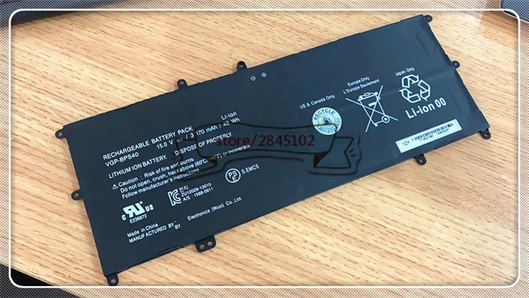 15V 48Wh VGP-BPS40 Батарея для sony Vaio флип SVF 15A SVF15N SVF15N17CXB SVF15NB1GL SVF15NB1GU SVF15NA1GL SVF15NA1GU SVF15N18PXB