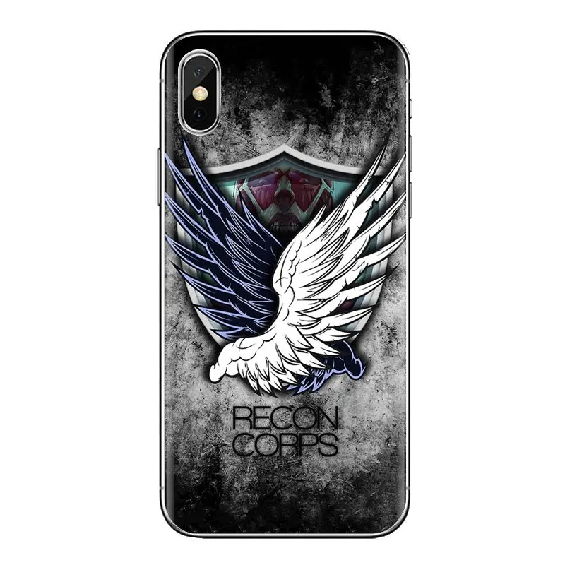 Attack on Titan Wings Libert Logo Silicone Phone Covers For Xiaomi Redmi 4 3 3S Pro Mi3 Mi4 Mi4i Mi4C Mi5 Mi5S Mi Max Note 2 |