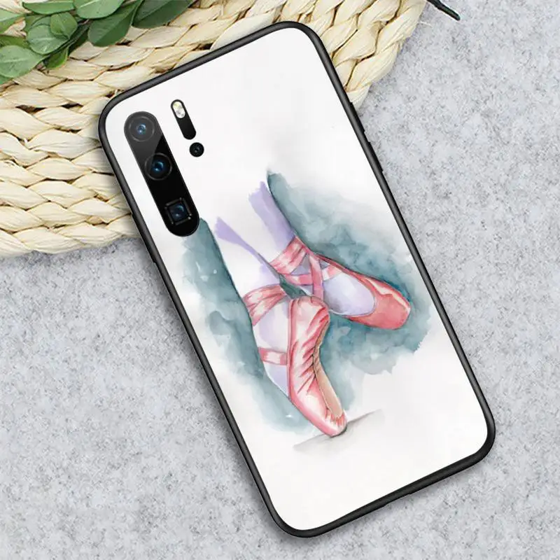 

Dance Ballet Girl Shoes Ballerina Phone Case For Huawei honor Mate P 10 20 30 40 i 9 8 pro x Lite smart 2019 nova 5t