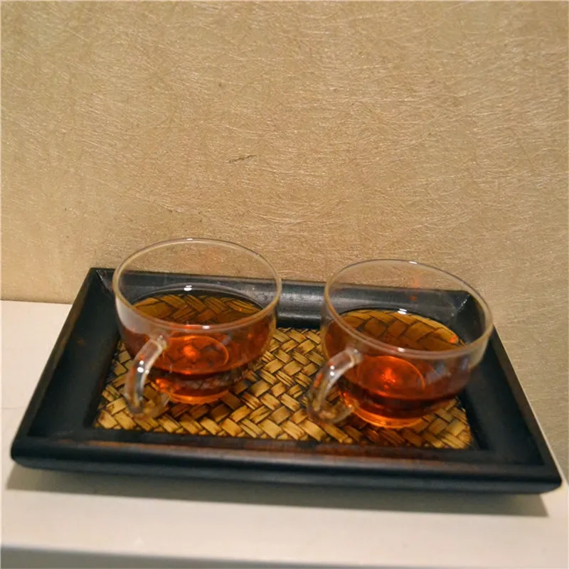 Новогодний бамбуковый поднос в стиле ретро для хранения тайском DIY деревянный