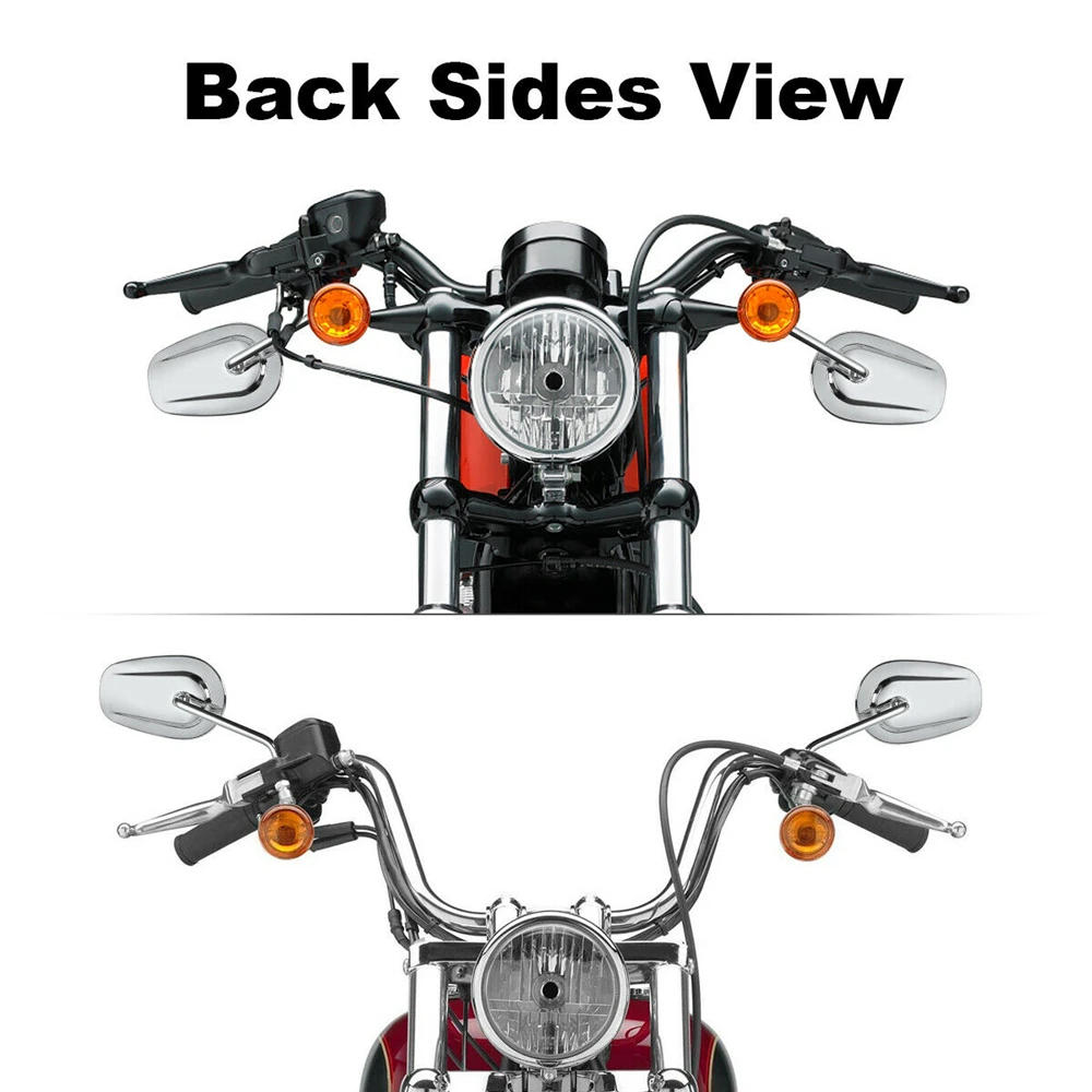 Afetermarket Бесплатная доставка мотоциклетного зеркала для моделей Harley Davidson 1982-позже