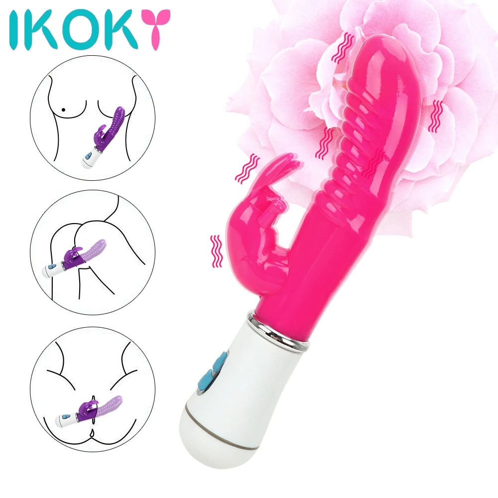 Фаллоимитатор вибратор Массажер точки G Женский мастурбатор Кролик Вибраторы