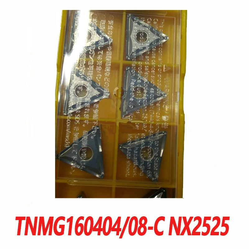 

100% Original TNMG TNMG160404-C NX2525 TNMG160408-C 10pcs CNC lathe Insert Carbide Blade Imported From Japan Quality Assurance