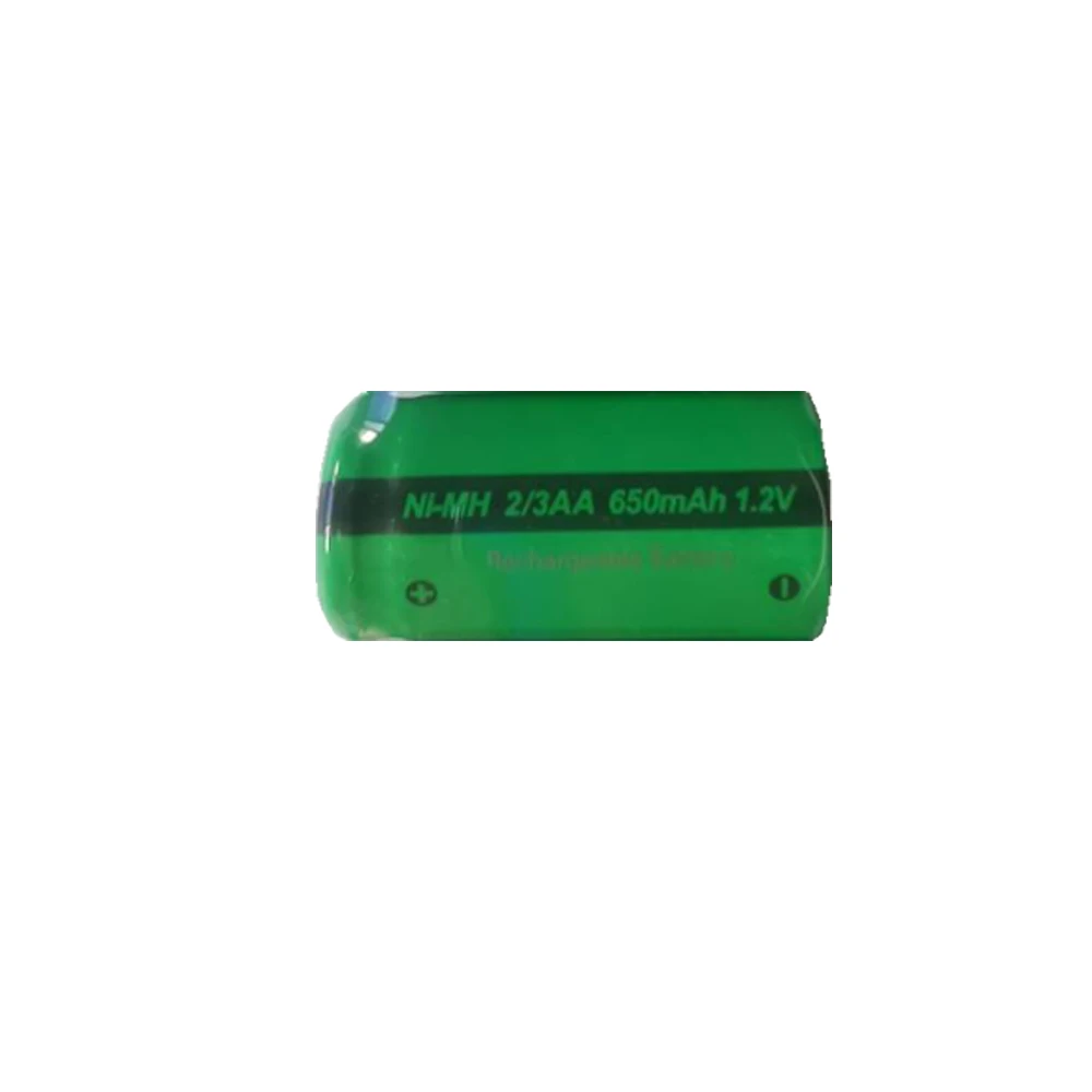 30 шт. PKCELL 2/3AA NIMH аккумулятор 650 мАч 1 2 в аккумуляторные батареи 2/3 aa indurstry плоский