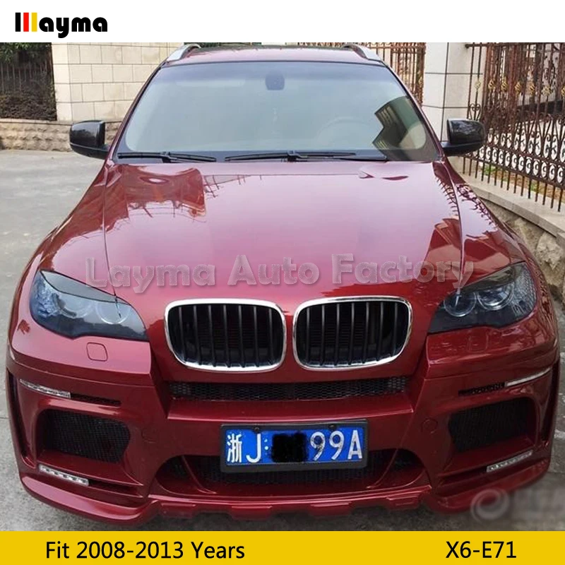 Автомобильные брови из углеродного волокна для BMW X6 35i 50i xDrive E71 2008 2009 2010 2011 2012 2013