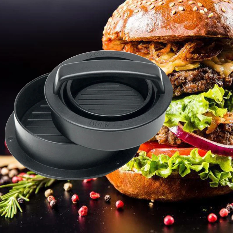 Пресс для приготовления гамбургеров круглой формы из АБС пресс кухни мяса