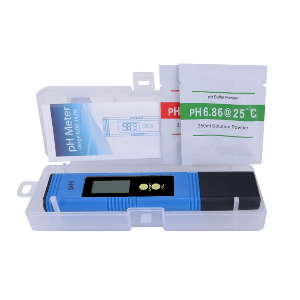 

Portable LCD Digital PH Meter Tester Pen Water Quality Purity Monitor Filter Measuring for Aquarium Wine Urine Acidometer
