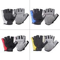 fingerless gloves bicycle gloves bike gloves anti slip shock breathable short sports gloves accessories for men women