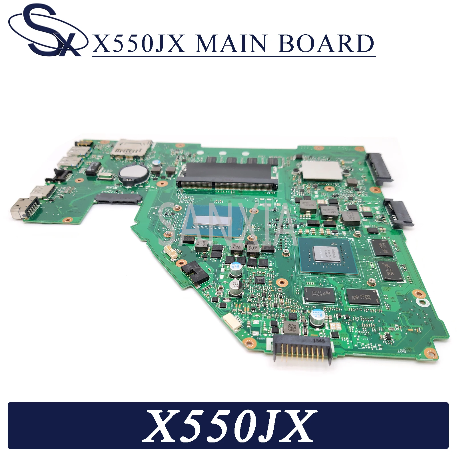 KEFU X550JX материнская плата для ноутбука ASUS X550JK X550JD X550J FX50J ZX50J оригинальная 4GB-RAM I7-4720HQ
