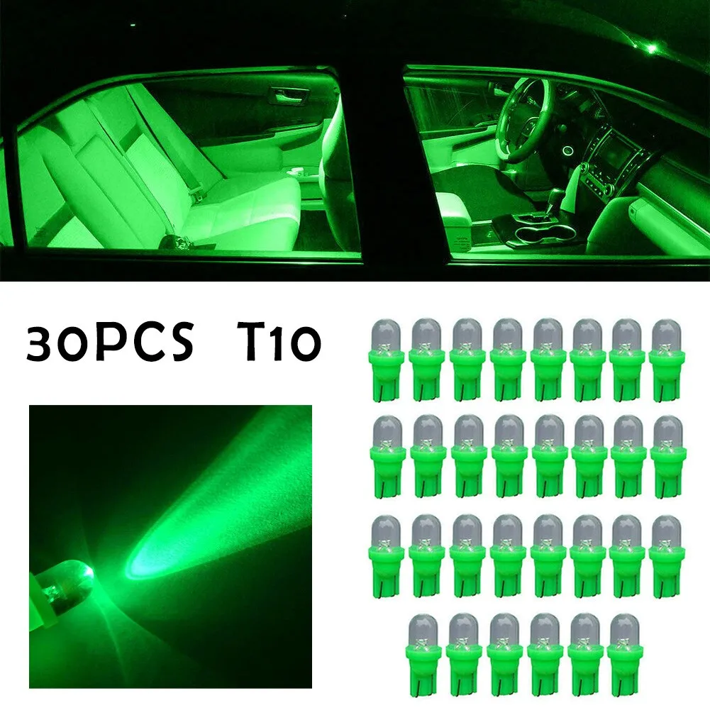 

LED Light T10 Bulbs Parts Replacement Replaces Super Bright Universal 2825 168 194 154