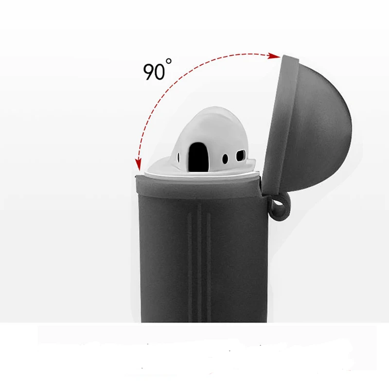 Мини Мягкий силиконовый чехол для Apple Airpods противоударный чехол для Apple гарнитура для Airpods чехол s ультра тонкий Air Pods защитный чехол