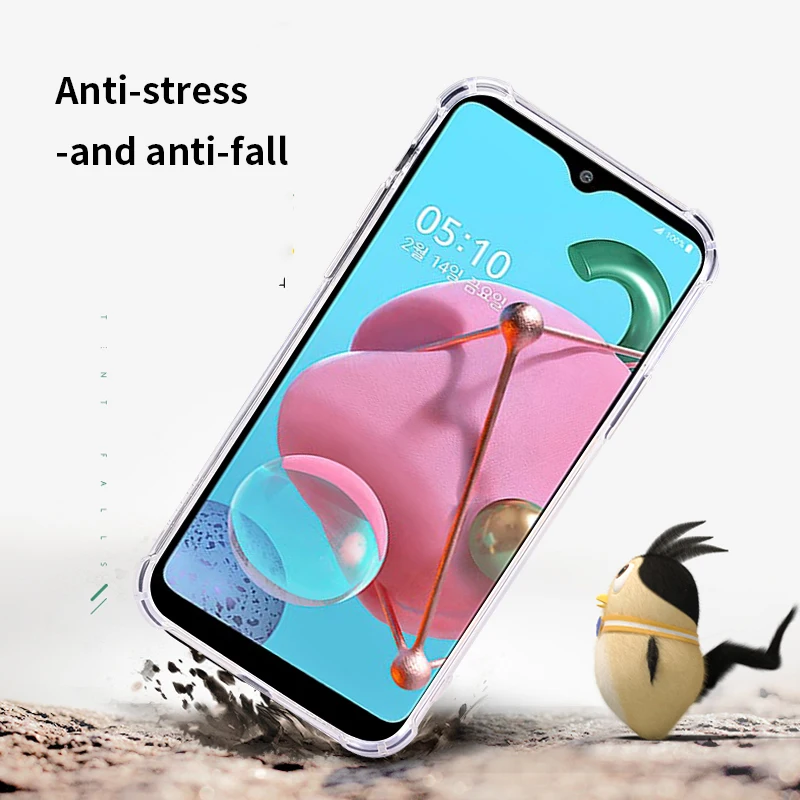 

LG Stylo 6 Case Transparent Full Protection Soft Tpu Luxury Shockproof Phone Case For LG V60 K61 Q51 K51 LG Velvet Back Cover