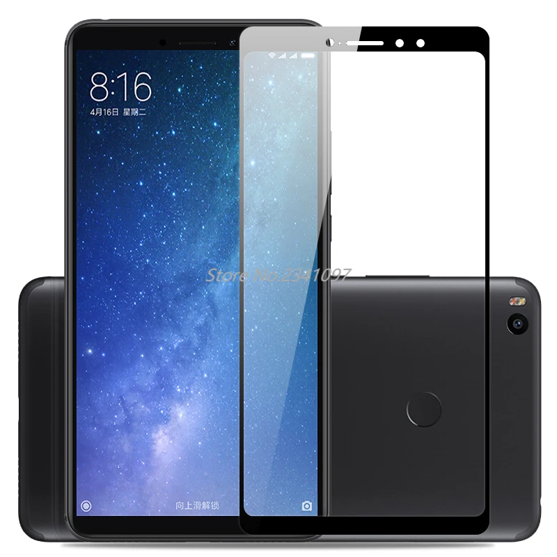 Защитное стекло закаленное для Xiaomi Mi Max 3 2|Бамперы| |