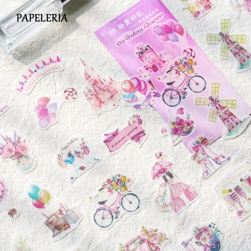 Журнал японская бумага розовые воспоминания Винтаж цветок декоративный дневник