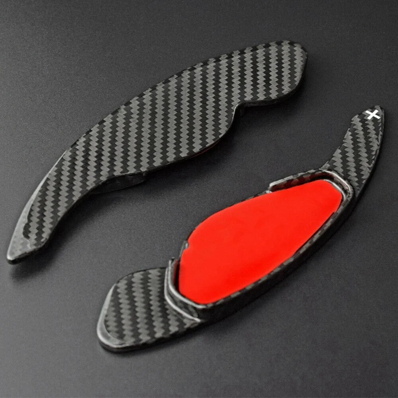 

Steering Wheel Paddle Shifter Cover Carbon Fiber for Land Rover Discovery Jaguar