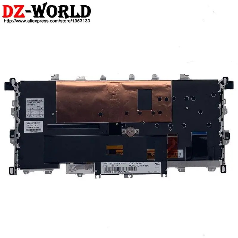 new original fr french backlit keyboard for lenovo thinkpad x1 yoga 1st laptop 00jt872 01aw911 free global shipping