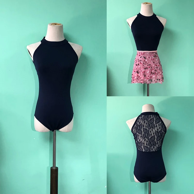 Гимнастическое трико для женщин новинка 2021 костюм танцев с высоким воротом