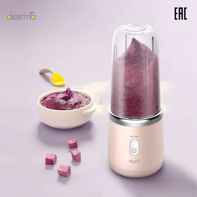  Deerma DEM-NU05 портативный блендер электрическая соковыжималка 400 мл беспроводной автоматический многоцелевой USB аккумулятор 