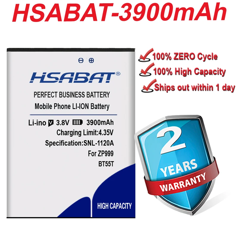HSABAT BT55T Аккумулятор для смартфонов ZOPO 999 998 9530 9520 3X ZP998 ZP999 ZP3X ZP9520 ZP9530