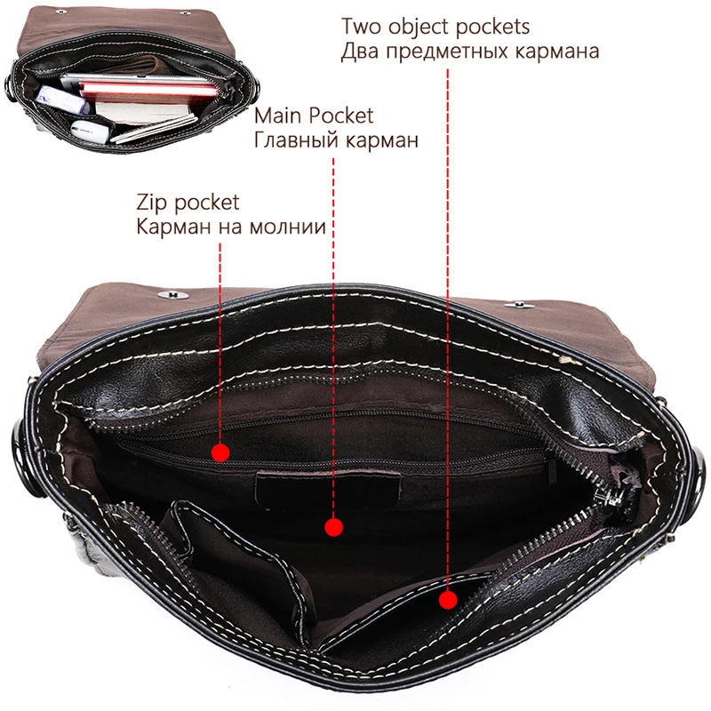 Westal Простой Натуральная кожа Мужская сумка человек мужчины малого бизнеса сумки