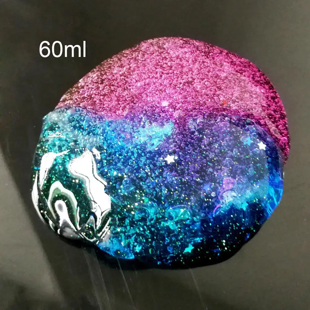 

60ml DIY Multicolor Crystal Mud Clay Slime Putty Plasticine Sludge Stress Relief Toy Kid Adult Gifts Office Antistress Toy