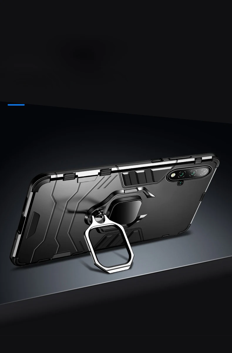 Honor 20 Lite сверхмощный бронированный магнитный держатель-кольцо для пальца