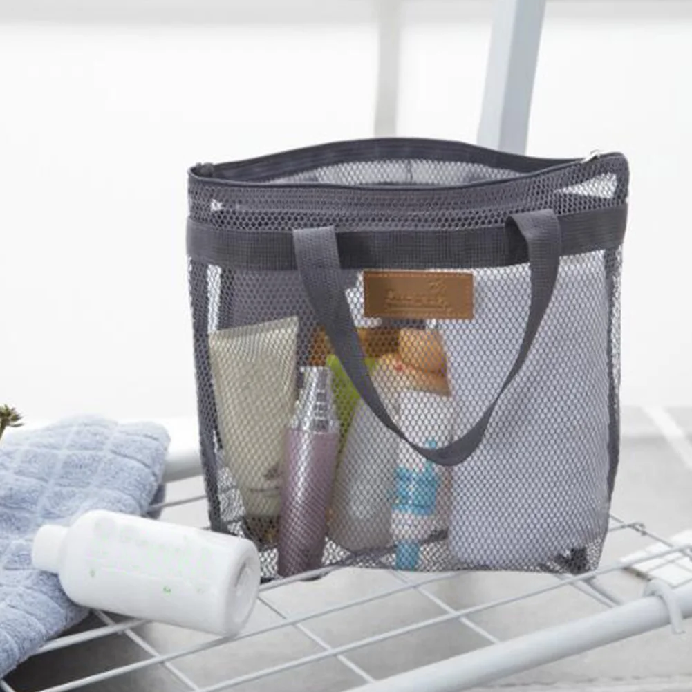 1Pcs Women Travel Large Cosmetic Bag Makeup Mesh Toiletry Bags Men Wash Organizer Portable Pouch Case Transparent Beauty | Багаж и сумки