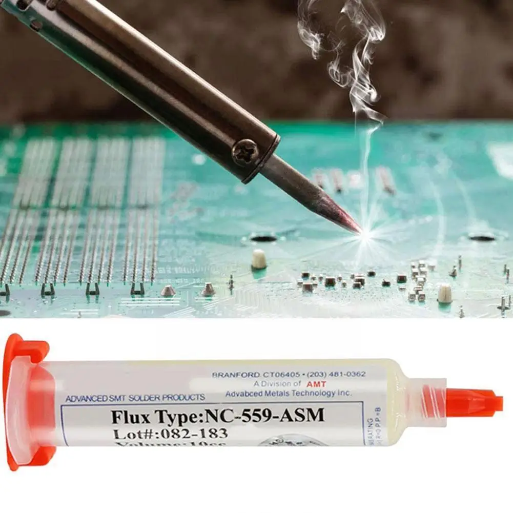 

10cc Nc-559-asm-uv Flux Paste Lead-free Solder Paste Solder Flux Needles For Phone Repair Bga Smd Csp Electronic Weld B9e2