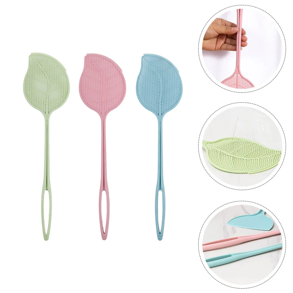 

6Pcs Fly Swatter Kitchen Hollow Swat Long Handle Mosquito Swatters